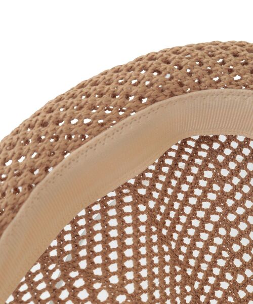 Green　Parks（グリーンパークス）の「・メッシュベレー（ハンチング/ベレー帽・レディース・アイボリー/ブラック/ベージュ・FREE）」の13枚目の写真