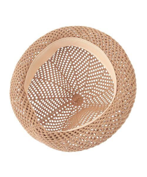 Green　Parks（グリーンパークス）の「・メッシュベレー（ハンチング/ベレー帽・レディース・アイボリー/ブラック/ベージュ・FREE）」の14枚目の写真