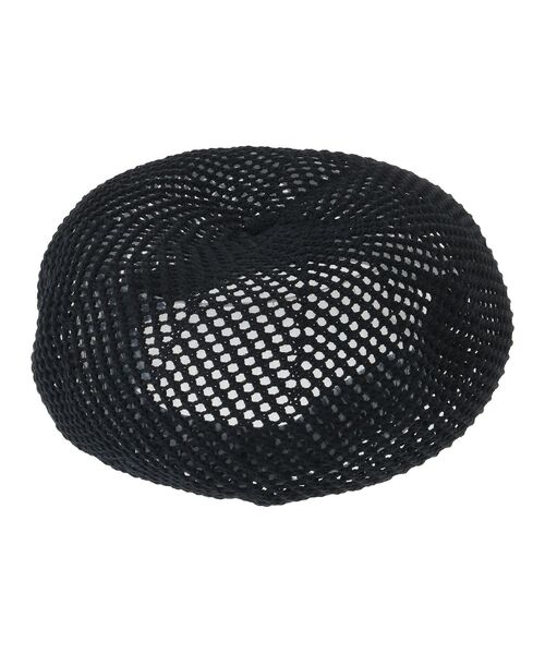 Green　Parks（グリーンパークス）の「・メッシュベレー（ハンチング/ベレー帽・レディース・アイボリー/ブラック/ベージュ・FREE）」の16枚目の写真