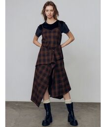 EMODA（エモダ）の「スリットフリルマキシワンピース（ワンピース）」