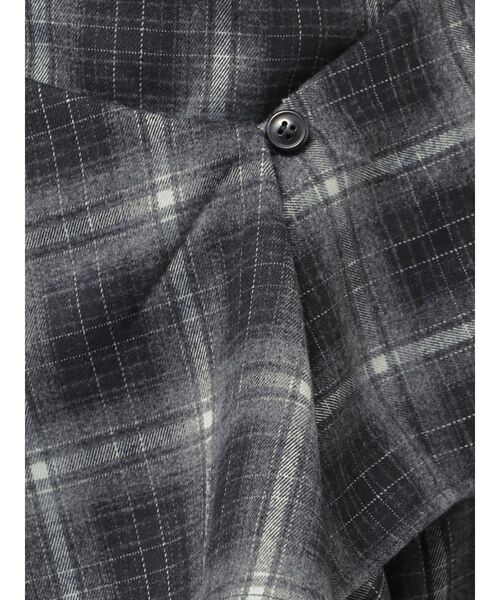 EMODA(エモダ)の「スリットフリルマキシワンピース(ワンピース・レディース・ブラック/カーキ/ブラウン・FREE)」の12枚目の写真