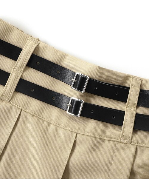 algy(アルジー)の「ミディ丈ダブルベルトスカパン(スカート・キッズ・ベージュ/グレー・XX-SMALL/SMALL/MEDIUM/X-SMALL)」の12枚目の写真