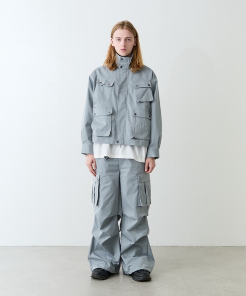 Lui's（ルイス）の「【Neucon/ニューコン】 ボリュームワイドパラシュートカーゴパンツ（カーゴパンツ・メンズ・グレー/ブラック・2/1）」の21枚目の写真