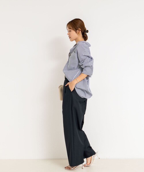 NOLLEY’S（ノーリーズ）の「ウォッシャブル撥水ツイルチノパンツ（その他パンツ・レディース・ベージュ/ダークネイビー/オフホワイト・38/36/39）」の16枚目の写真