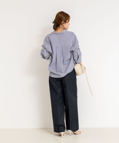 NOLLEY’S（ノーリーズ）の「ウォッシャブル撥水ツイルチノパンツ（その他パンツ・レディース・ベージュ/ダークネイビー/オフホワイト・38/36/39）」の17枚目の写真