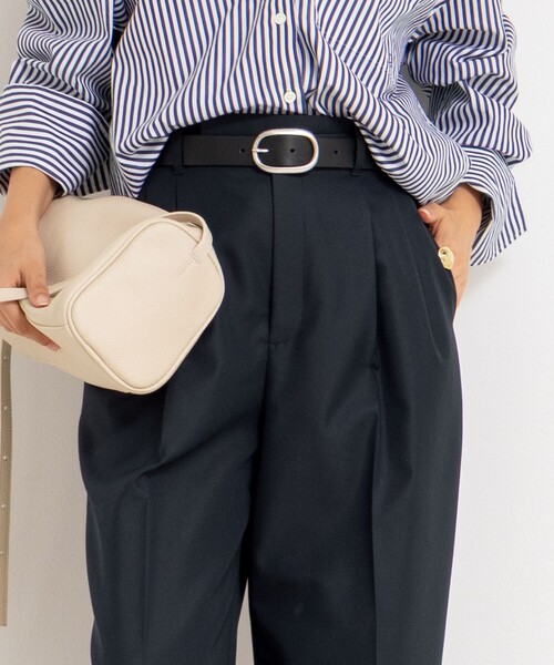 NOLLEY’S（ノーリーズ）の「ウォッシャブル撥水ツイルチノパンツ（その他パンツ・レディース・ベージュ/ダークネイビー/オフホワイト・38/36/39）」の18枚目の写真