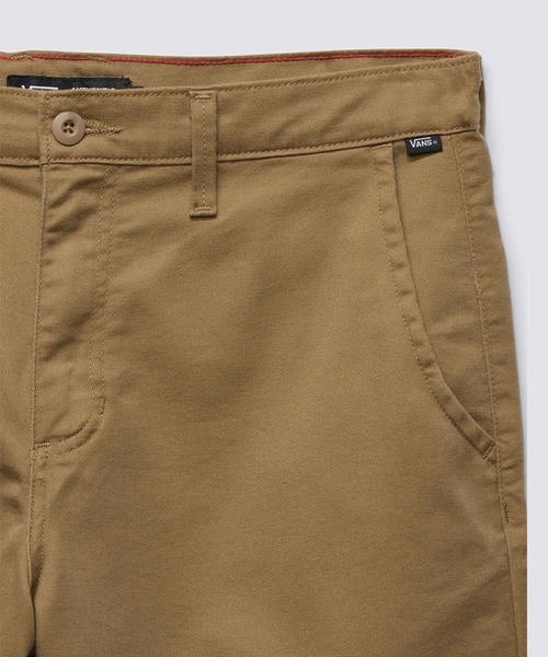 VANS（バンズ）の「AUTHENTIC チノリラックスドショーツ（チノパンツ・メンズ・カーキ・26inch/27inch/28inch/29inch/30inch/31inch/32inch/33inch/34inch/36inch/25inch）」の3枚目の写真