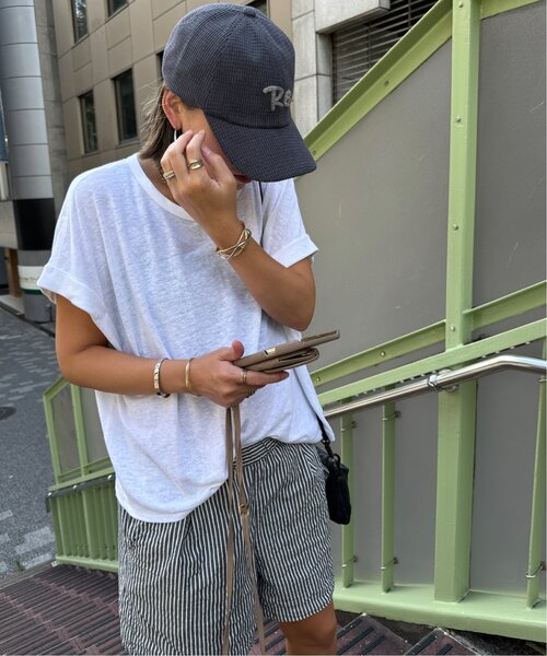 LBC（エルビーシー）の「ポコポコロール刺繍キャップ 25（キャップ・レディース・ベージュ/ワインレッド/オフホワイト/グレー/エメラルド・FREE）」の17枚目の写真