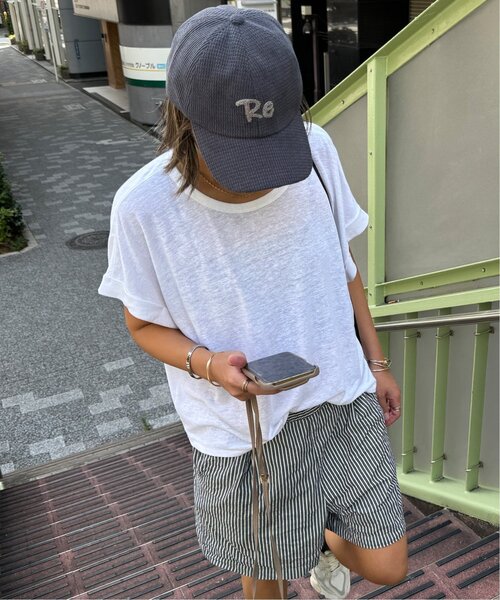 LBC（エルビーシー）の「ポコポコロール刺繍キャップ 25（キャップ・レディース・ベージュ/ワインレッド/オフホワイト/グレー/エメラルド・FREE）」の18枚目の写真