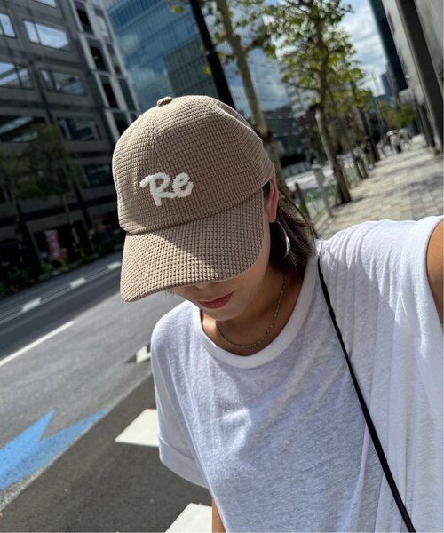 LBC（エルビーシー）の「ポコポコロール刺繍キャップ 25（キャップ・レディース・ベージュ/ワインレッド/オフホワイト/グレー/エメラルド・FREE）」の22枚目の写真