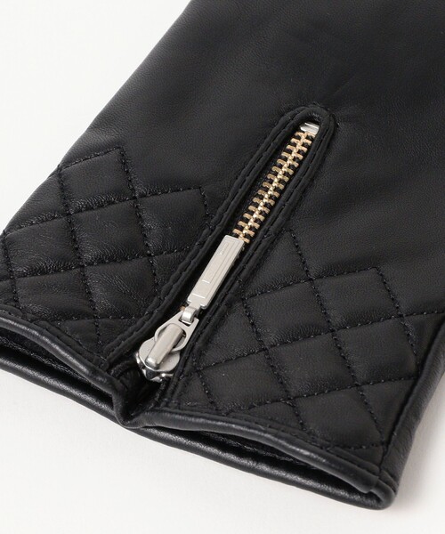 Ray BEAMS（レイビームス）の「レザー グローブ 25AW（手袋・レディース・ベージュ/ブラック/ワイン・ONE SIZE）」の7枚目の写真