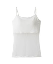 LILY BROWN | 【LILY BROWN Lingerie】カップ付ハーフシアーキャミ(キャミソール)