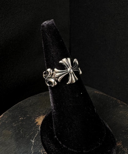 CALIFORNIA OUTFITTERS（カリフォルニア アウトフィッターズ）の「7D46 クロスデザイン ヴィンテージライク シルバー リング（リング・メンズ・シルバー・16号/18号/20号/22号）」の4枚目の写真