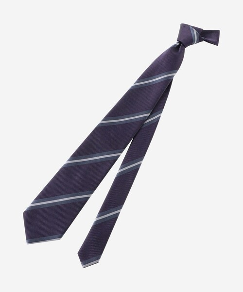 MACKINTOSH LONDON(マッキントッシュ ロンドン)の「レップストライプネクタイ(ネクタイ・メンズ・パープル系その他5/ブルー系その他7/イエロー系その他5・FREE)」の1枚目の写真