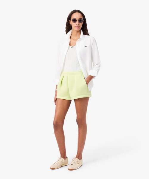 LACOSTE（ラコステ）の「レース調 ポワンテルニット リボンタンクトップ（タンクトップ・レディース・ホワイト/ネイビー/ライトグリーン・34/36/38/40）」の16枚目の写真