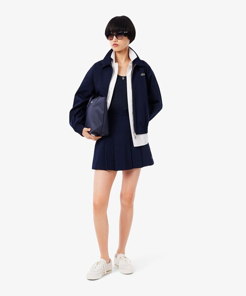 レース調 ポワンテルニット リボンタンクトップ（タンクトップ