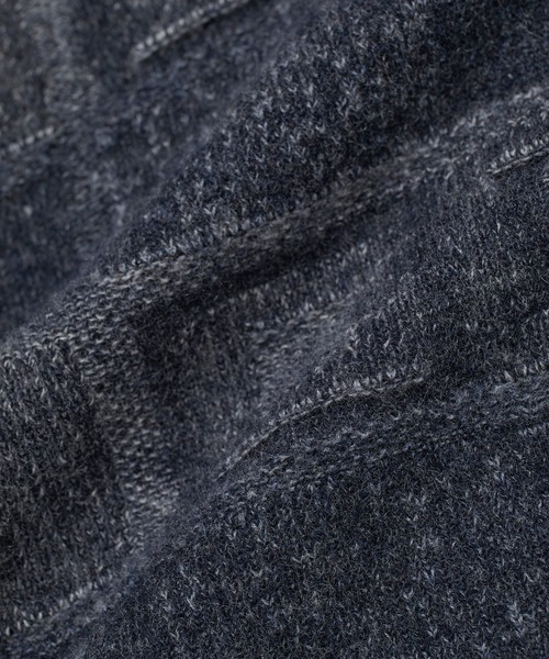 MEN'S BIGI(メンズビギ)の「リンクスジャカード クルーネックニット(ニット/セーター・メンズ・ブラック/ネイビー/ホワイト・01/03/02)」の7枚目の写真