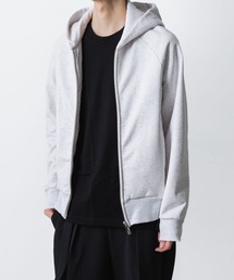 ATTACHMENT | 【LIMITED 】コットン ストレッチテリー ジップアップフーディー / CO STRECH TERRY ZIP UP HOODIE(パーカー)