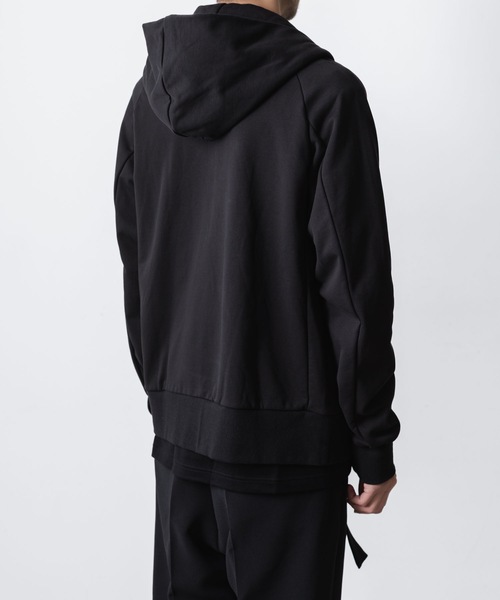 ATTACHMENT（アタッチメント）の「【LIMITED 】コットン ストレッチテリー ジップアップフーディー / CO STRECH TERRY ZIP UP HOODIE（パーカー・メンズ・ライトグレー/ブラック/ダークグレー・1/2/3）」の22枚目の写真