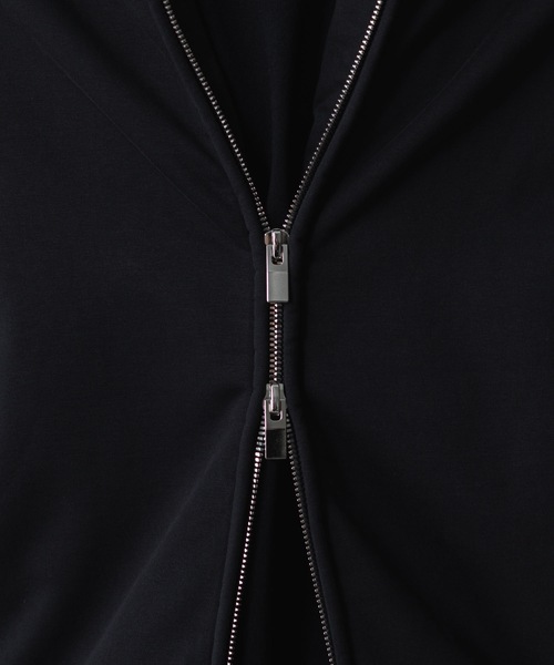 ATTACHMENT（アタッチメント）の「【LIMITED 】コットン ストレッチテリー ジップアップフーディー / CO STRECH TERRY ZIP UP HOODIE（パーカー・メンズ・ライトグレー/ブラック/ダークグレー・1/2/3）」の18枚目の写真