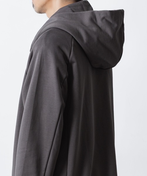 ATTACHMENT（アタッチメント）の「【LIMITED 】コットン ストレッチテリー ジップアップフーディー / CO STRECH TERRY ZIP UP HOODIE（パーカー・メンズ・ライトグレー/ブラック/ダークグレー・1/2/3）」の11枚目の写真