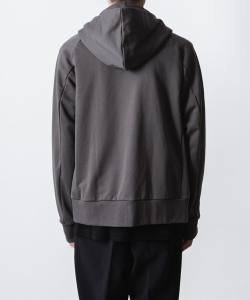 ATTACHMENT（アタッチメント）の「【LIMITED 】コットン ストレッチテリー ジップアップフーディー / CO STRECH TERRY ZIP UP HOODIE（パーカー・メンズ・ライトグレー/ブラック/ダークグレー・1/2/3）」の10枚目の写真