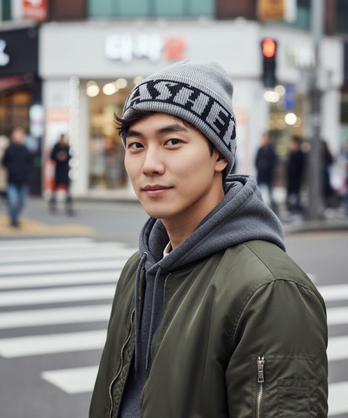 THRASHER/スラッシャー ビーニー ビッグロゴ シングル 25TH-N55