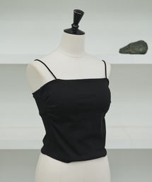 AIC. | 【再入荷】パッド付きサイドギャザーブラトップ(キャミソール)