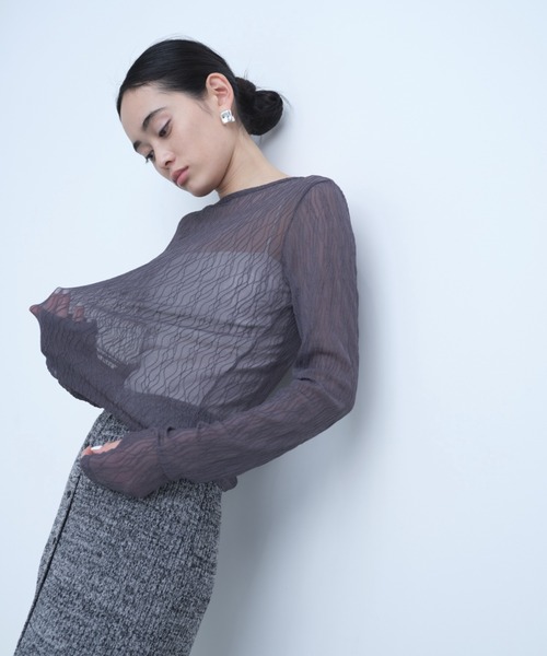 AIC.（エーアイシー）の「【再入荷】パッド付きサイドギャザーブラトップ（キャミソール・レディース・オフホワイト/ブラック・FREE）」の15枚目の写真