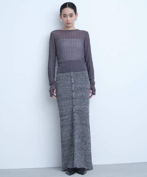 AIC.（エーアイシー）の「【再入荷】パッド付きサイドギャザーブラトップ（キャミソール・レディース・オフホワイト/ブラック・FREE）」の18枚目の写真