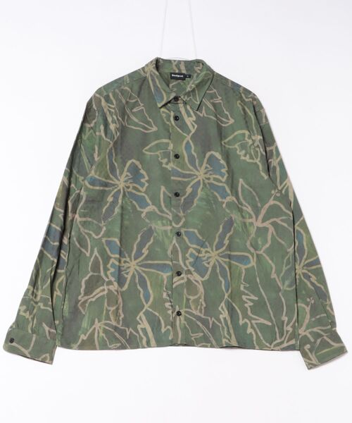 Desigual（デシグアル）の「ボタニカルフラワーシャツ（シャツ/ブラウス・メンズ・グリーン・M/L/XL/XXL/S）」の3枚目の写真