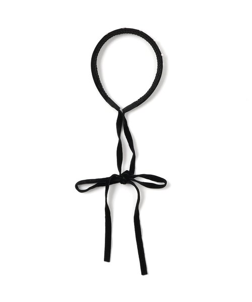 apres les cours(アプレレクール)の「リボン付きベロアカチューシャ(カチューシャ・キッズ・ブラック・FREE)」の11枚目の写真