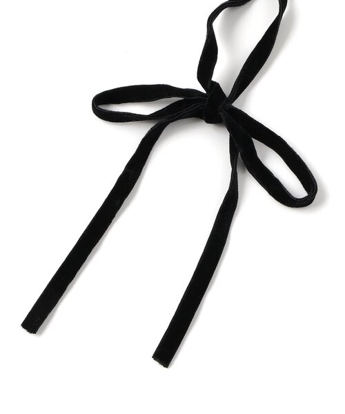 リボン付きベロアカチューシャ（カチューシャ）｜apres les cours