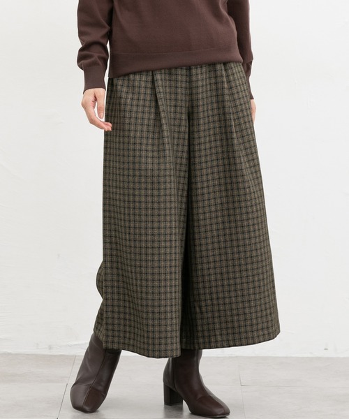 【美品】パラスパレス 花柄ガウチョパンツ グレー系 パラスパレス 花柄ガウチョパンツ グレー - メルカリ