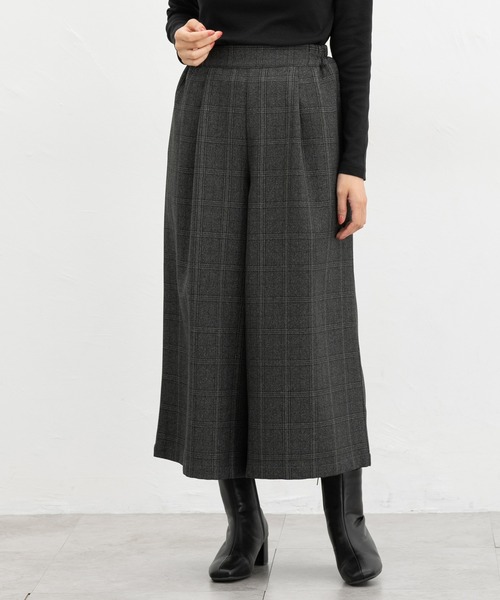 チェック柄ガウチョパンツ（その他パンツ）｜Honeys（ハニーズ）の