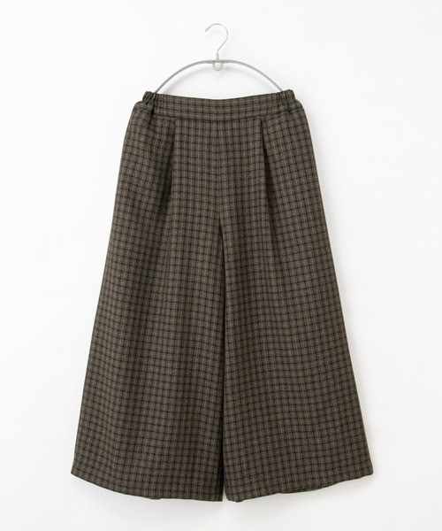 チェック柄ガウチョパンツ（その他パンツ）｜Honeys（ハニーズ）の