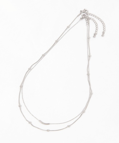 LOWRYS FARM(ローリーズファーム)の「ステンレス2SETネックレス 588503(ネックレス・レディース・シルバー/ゴールド・FREE)」の3枚目の写真