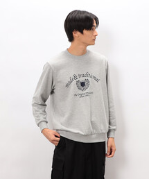 COMME CA ISM | カレッジロゴ 刺繍プルオーバー(Tシャツ/カットソー)