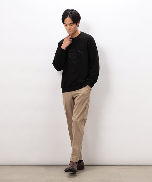 COMME CA ISM(コムサイズム)の「カレッジロゴ 刺繍プルオーバー(Tシャツ/カットソー・メンズ・ネイビー/グレー/ブラック/ワイン・MEDIUM/LARGE)」の15枚目の写真