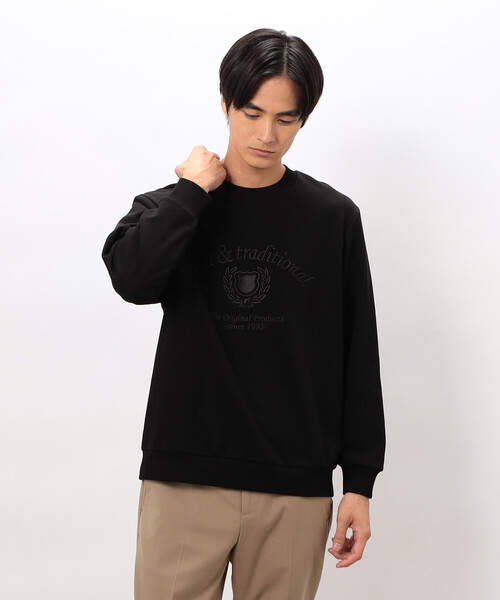 COMME CA ISM(コムサイズム)の「カレッジロゴ 刺繍プルオーバー(Tシャツ/カットソー・メンズ・ネイビー/グレー/ブラック/ワイン・MEDIUM/LARGE)」の16枚目の写真