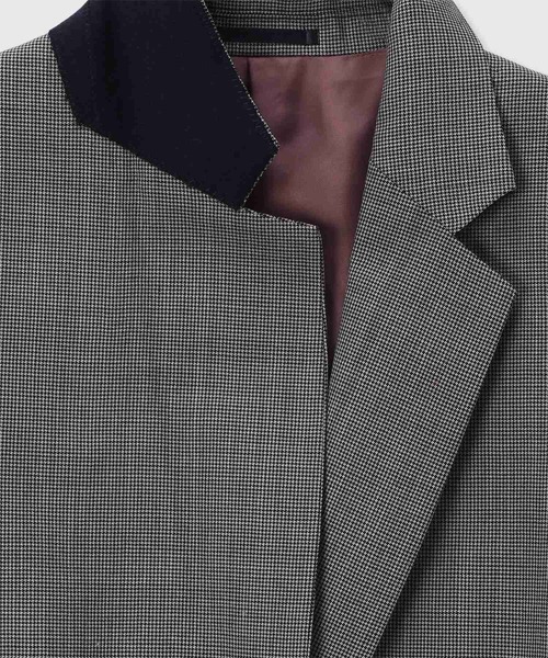 ウィメンズ マイクロ ハウンドトゥース ジャケット / 255022 111P