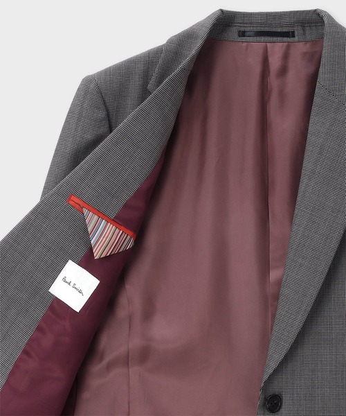 Paul Smith（ポールスミス）の「ウィメンズ マイクロ ハウンドトゥース ジャケット / 255022 111P（テーラードジャケット・レディース・ネイビー/グレー・38/40）」の5枚目の写真