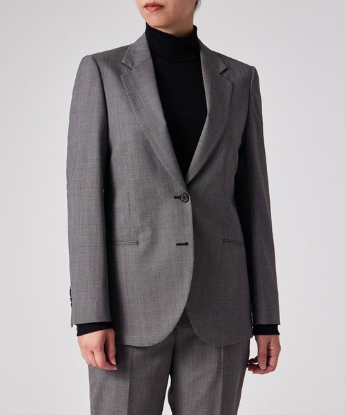 未使用級✨Paul Smith SOHO テーラードジャケット　花柄　M グレー 未使用級/XLサイズ✨ポールスミス テーラードジャケット 裏地花