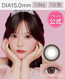 Chapun（シャプン）の「【太フチ】【公式】Chapun 1DAY ワンデー 10枚入り ずるモテベージュ シャプン なーたん 大きめ 盛れる 齊藤なぎさ 人気 バズ（コンタクトレンズ・カラコン）」