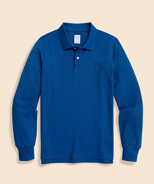 Супима хлопок GF логотип Longsleeve Slim Fit — GF ロゴロングスリーブ Slim Fit