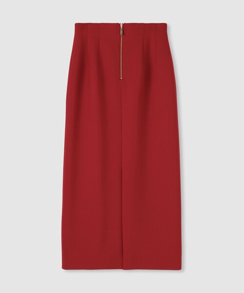 LOULOU WILLOUGHBY】ウール混ダブルクロスタイトスカート（スカート