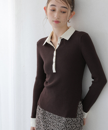 La TOTALITE | 【洗える】襟カフスドッキングニット(ニット/セーター)