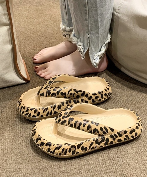 トリーバーチ ヒョウ柄 ビーチサンダル 新品 サイズ8 トング レオパード SHONAN SANDALS ビーチサンダル レオパード – GOOD IS GOOD SHONAN