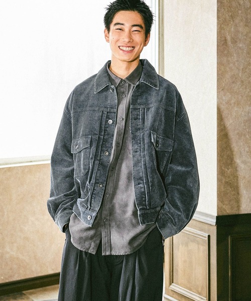 ケミカルコーデュロイジャケット（その他アウター）｜niko and