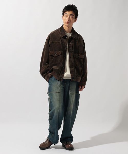 ケミカルコーデュロイジャケット（その他アウター）｜niko and